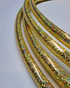 Gold Dust Glitter Taped Hoop