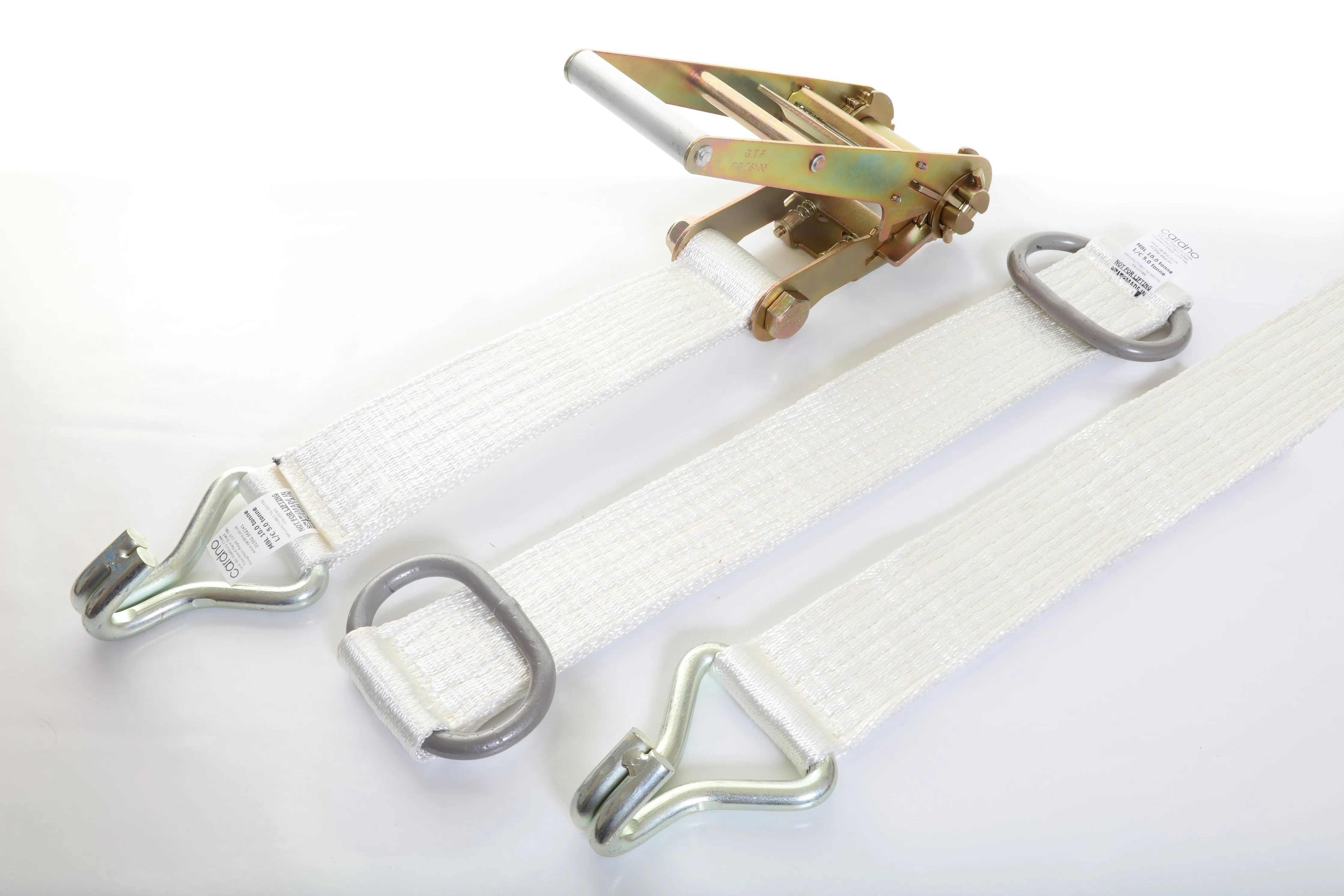 10,000kg Tie-down Ratchet Strap & Wheel Strap Set