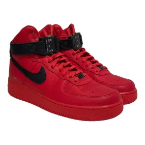 1017 ALYX 9SM(ALYX)/NIKE/Hi-Sneakers/US 9.5/Leather/RED/ALYX AIR FORCE 1 HIGH