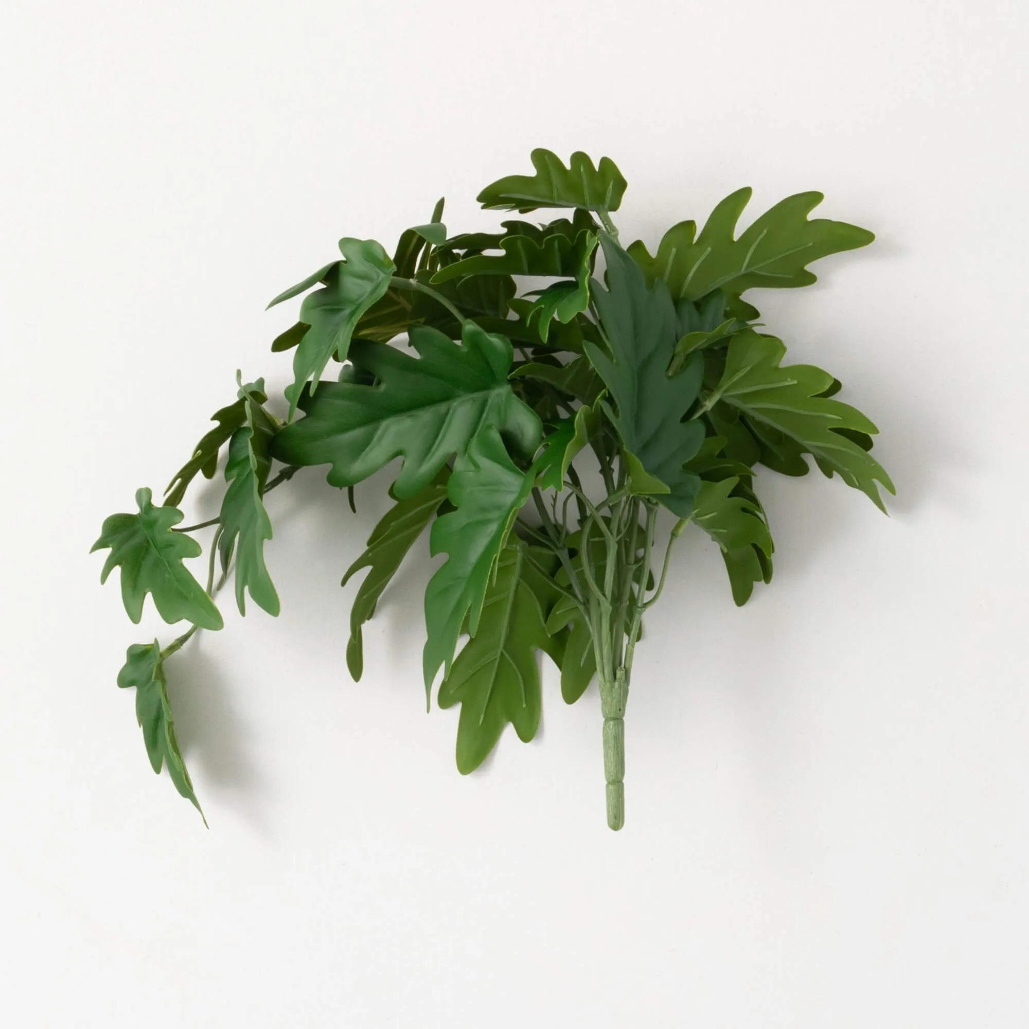 16.5"H Sullivans Philodendron Leaf Bush, Green