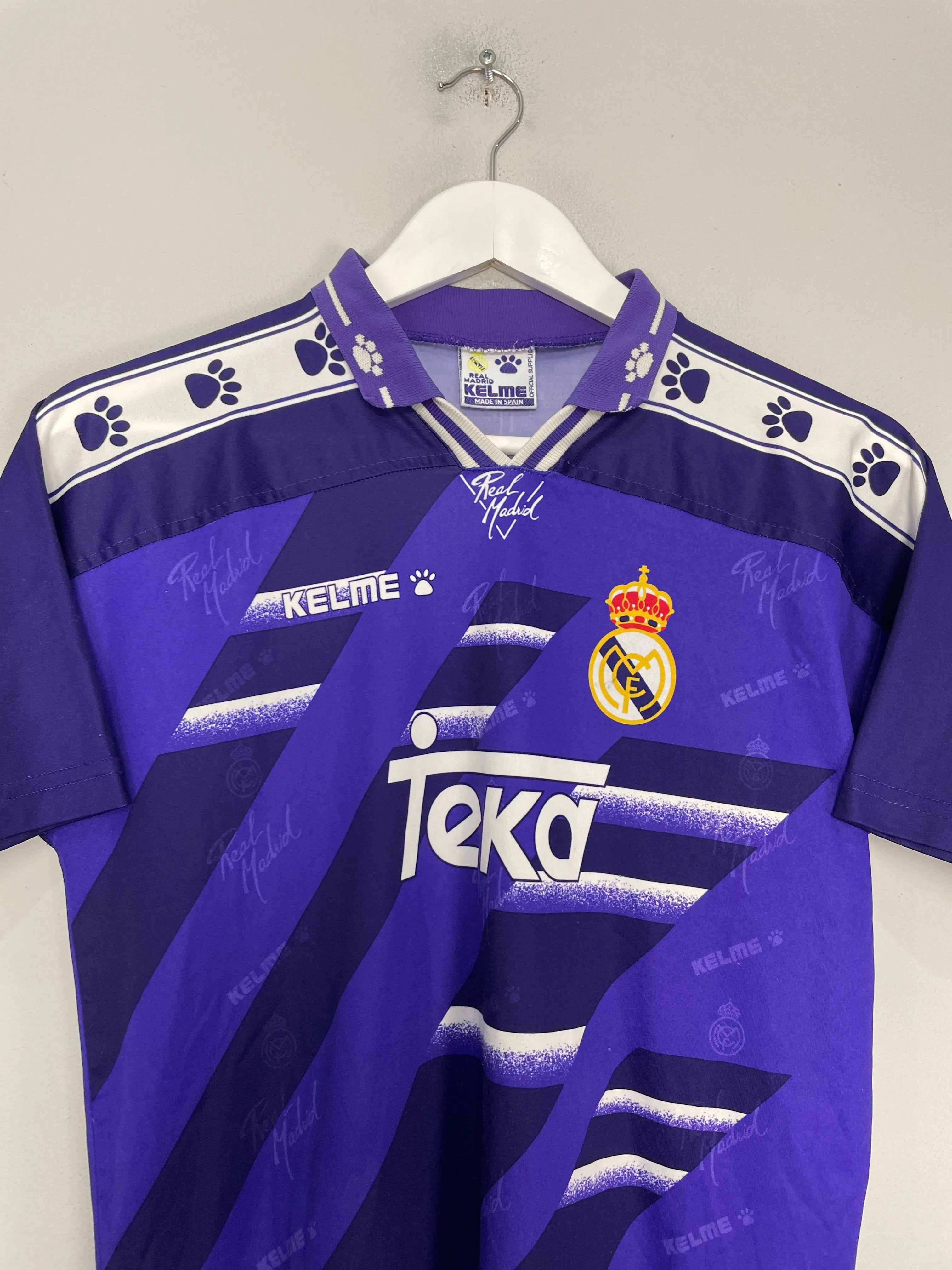 1995/96 REAL MADRID AWAY SHIRT (XL.KIDS) KELME