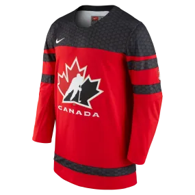 2018 Team Canada Nike Hockey IIHF World Junior Championship Red Replica Jersey - Men's