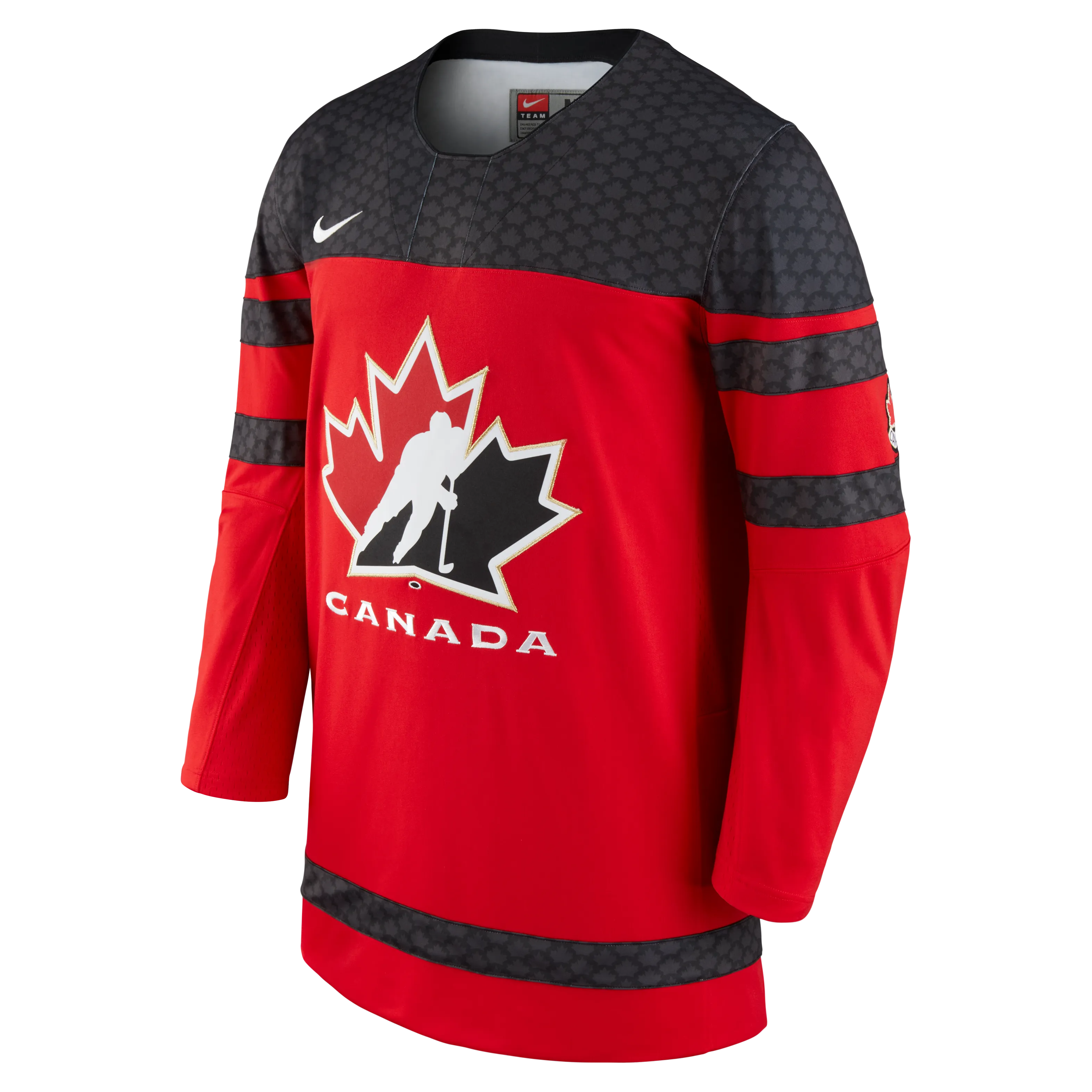 2018 Team Canada Nike Hockey IIHF World Junior Championship Red Replica Jersey - Men's