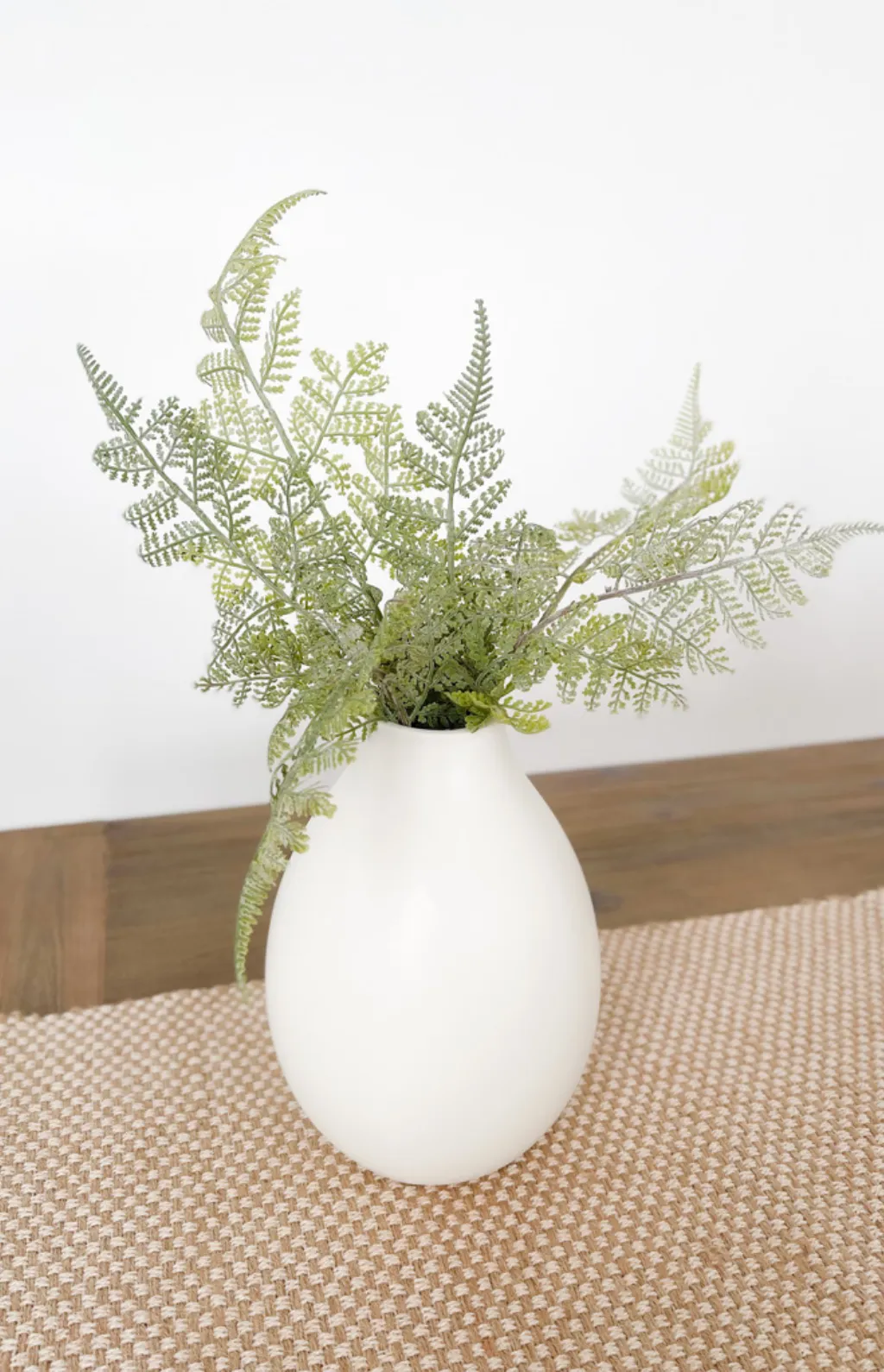 9" Round Neutral Matte Vase