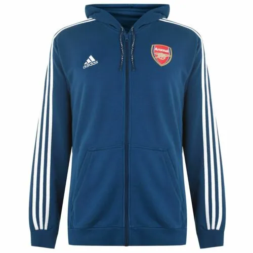 adidas AFC FZ Hd Mens Gents Licensed Performance Hoodie Hoody Hooded Top