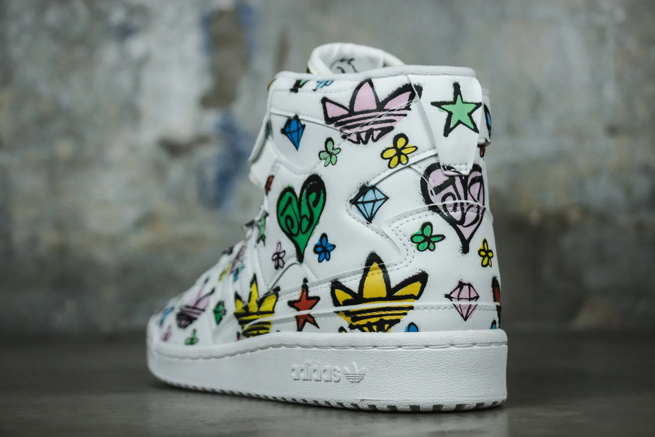 adidas Forum 84 Hi x Jeremy Scott "Monogram Graffiti"