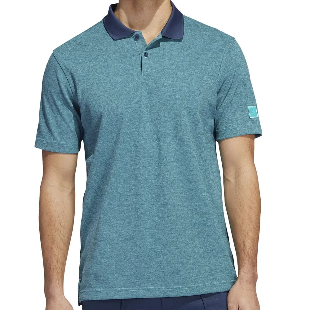 adidas Go-To No-Show Polo Shirt - Crew Navy/Semi Mint Rush