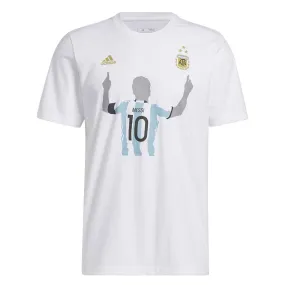 adidas - Men's Argentina Messi 3 Stars T-Shirt (HS0418)