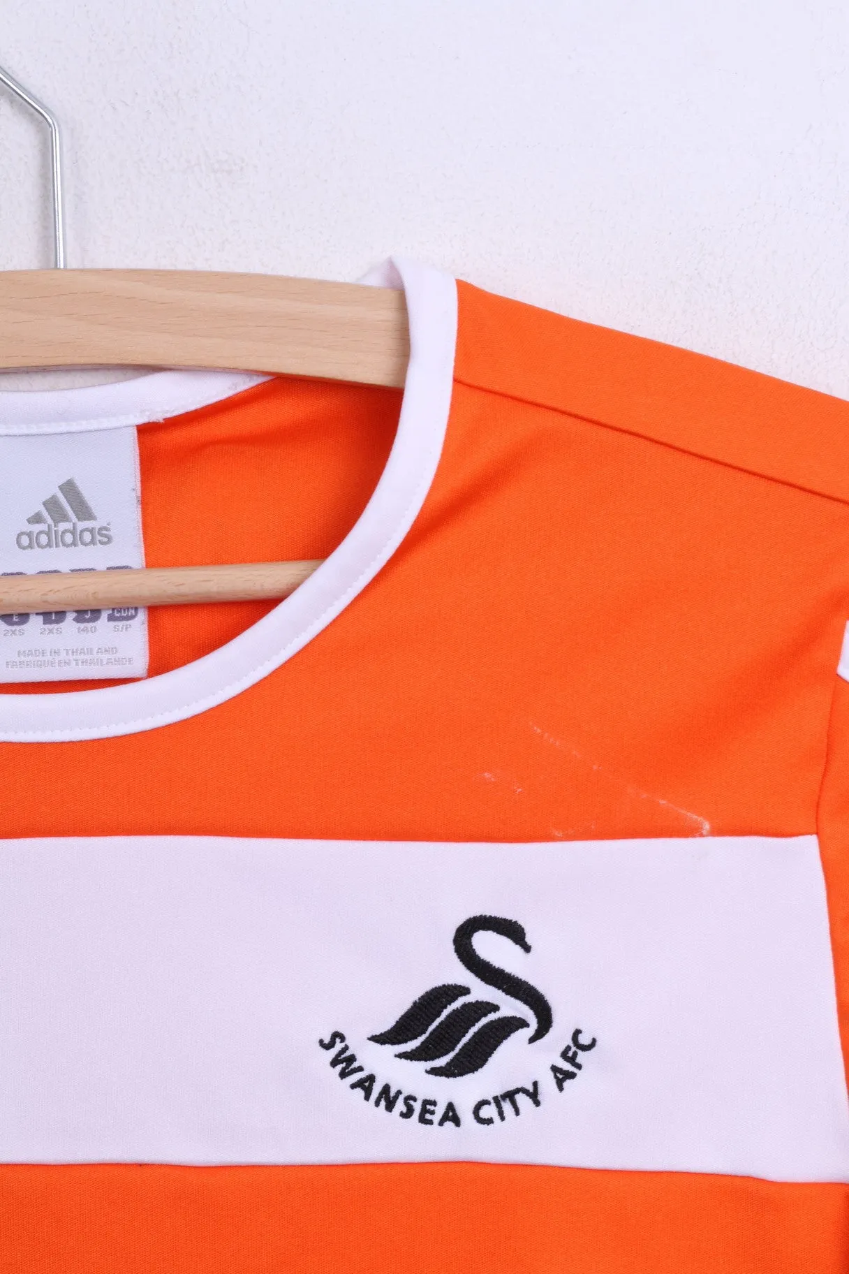 Adidas Swansea City AFC Boys 140 Shirt Orange Football Club Sport jack 7