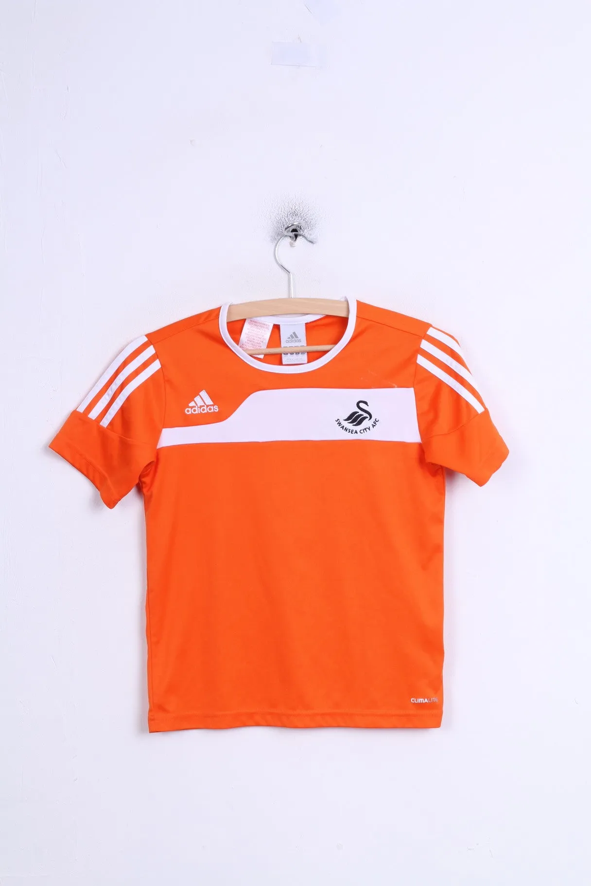 Adidas Swansea City AFC Boys 140 Shirt Orange Football Club Sport jack 7