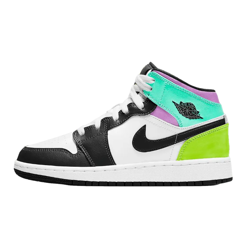 Air Jordan 1 Mid Pastel Black Toe