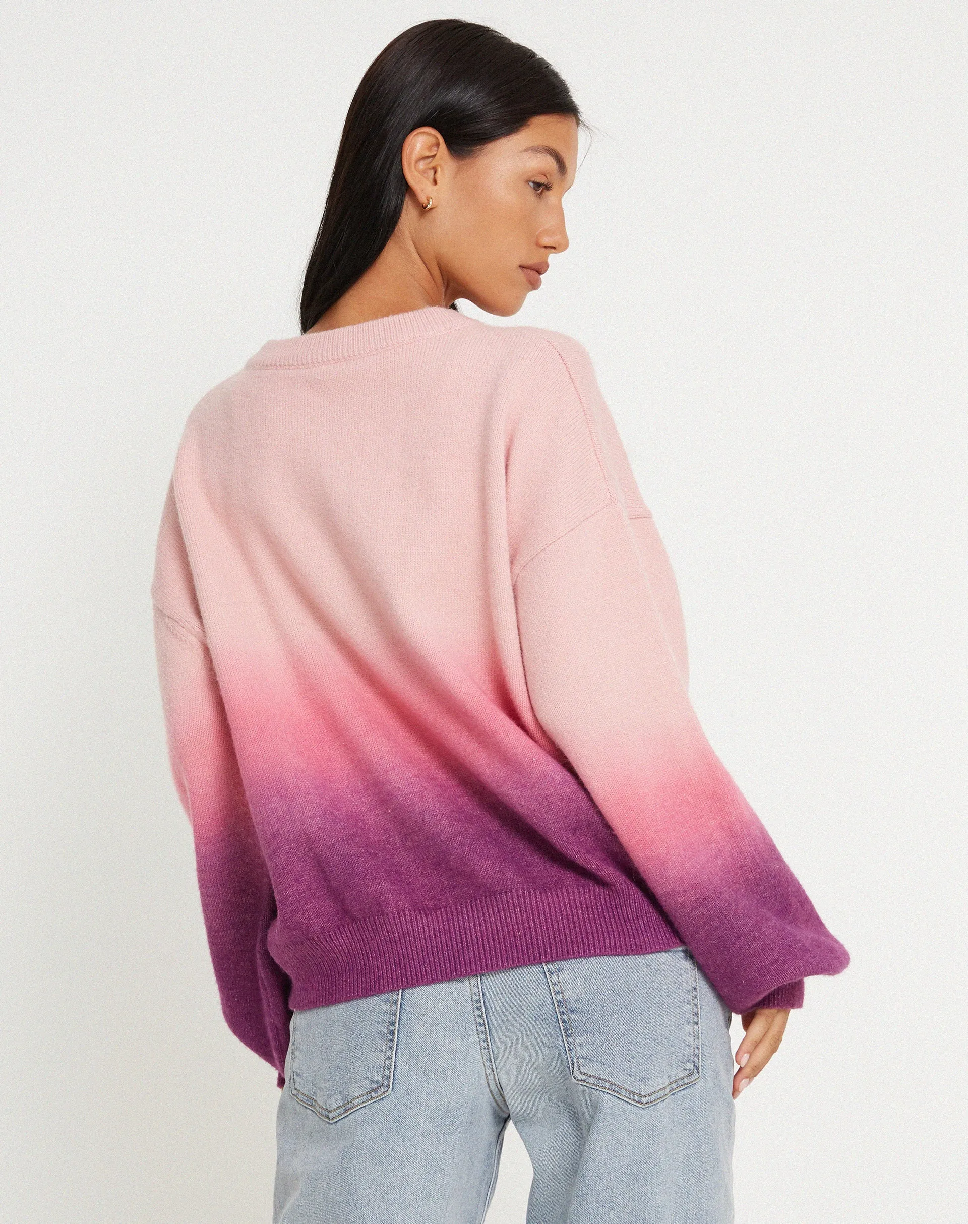 Akari Jumper in Gradient Pink