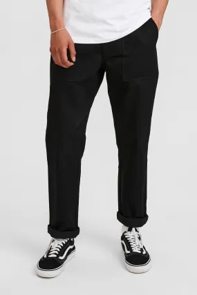 AKJAN HEAVY TWILL PANT - Caviar