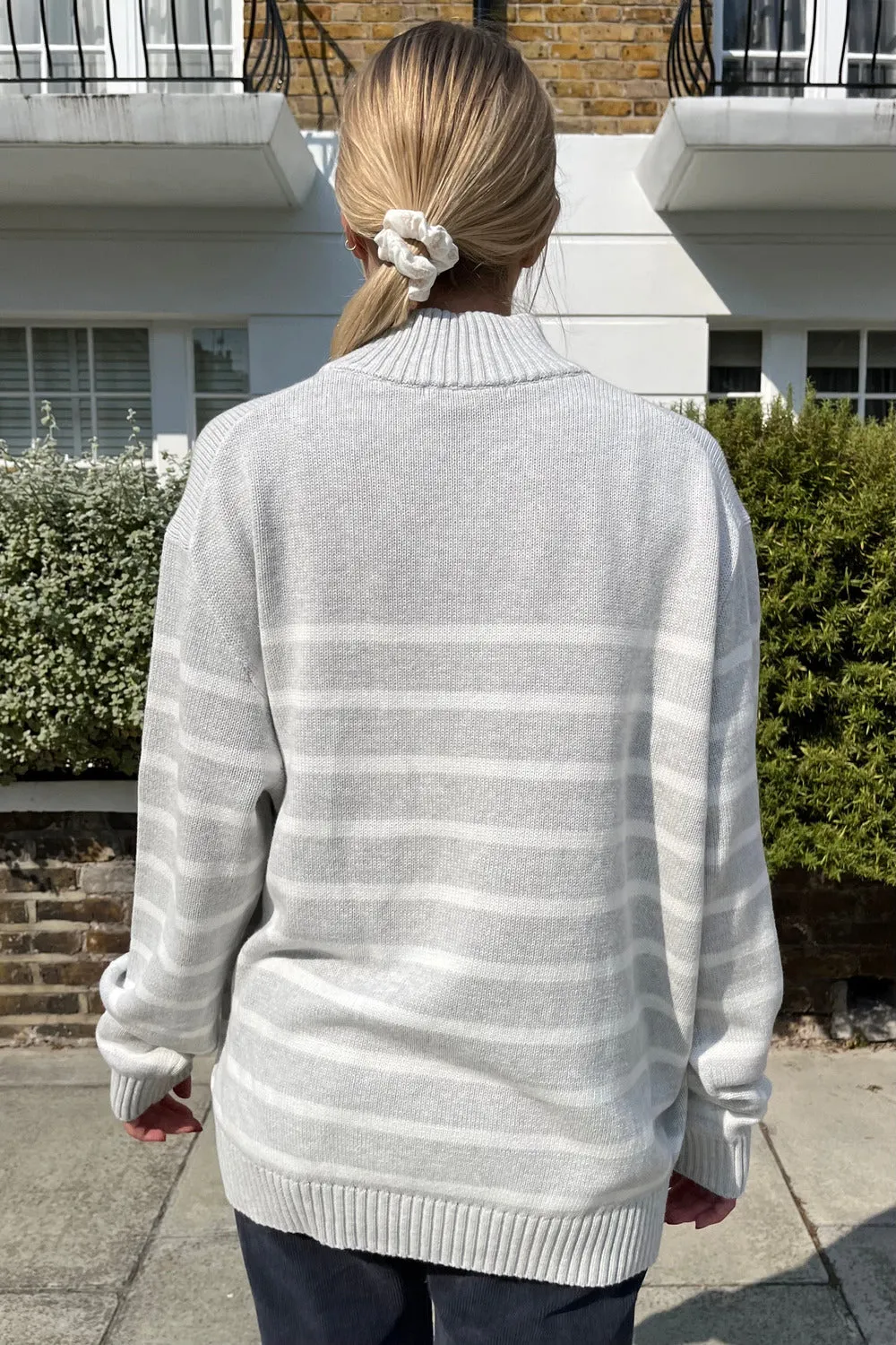 Aleah Cotton Stripe Sweater