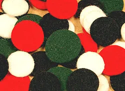 ALL KEY FELT DISCS -  ASSORTMENT WITH CASE