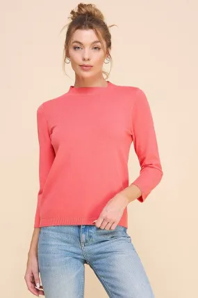 Allie - Soft Pullover Mock Neck