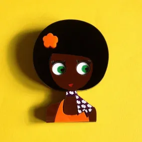 ANGIE Acrylic brooch