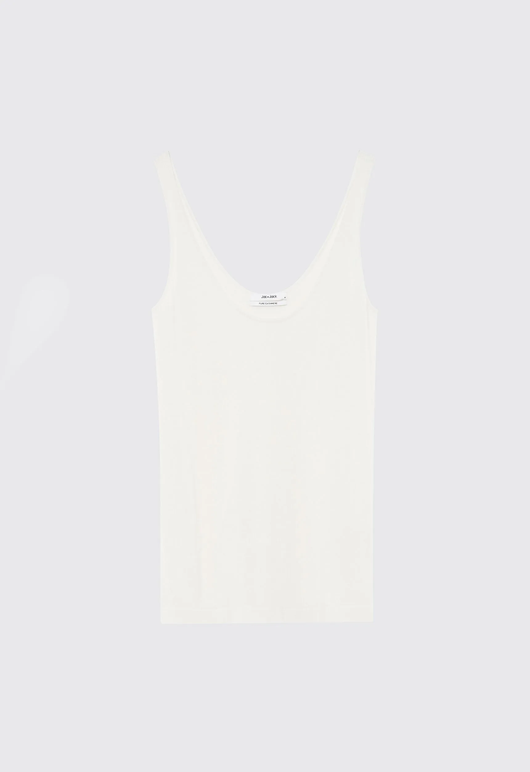 Arts Cashmere Tank - Ice Cream