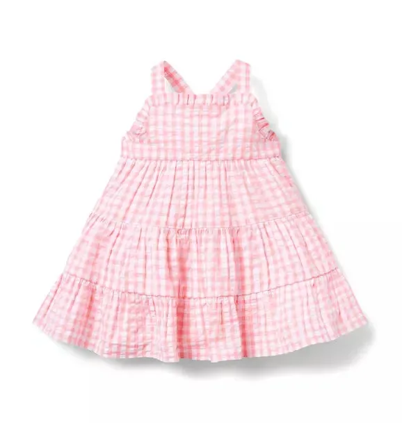 Baby Gingham Seersucker Sundress