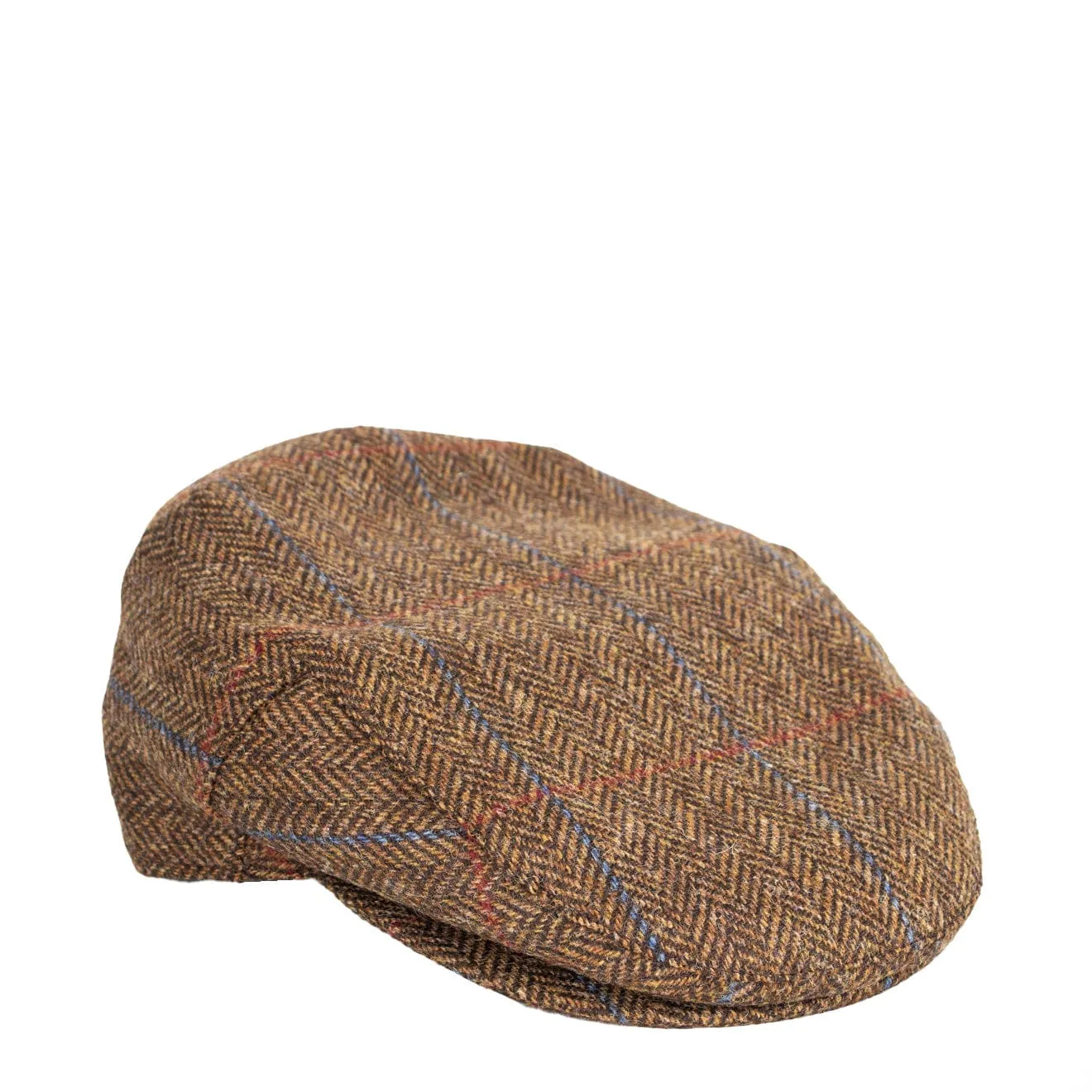 Barbour Cairn Flat Cap Brown Check