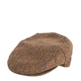 Barbour Cairn Flat Cap Brown Check