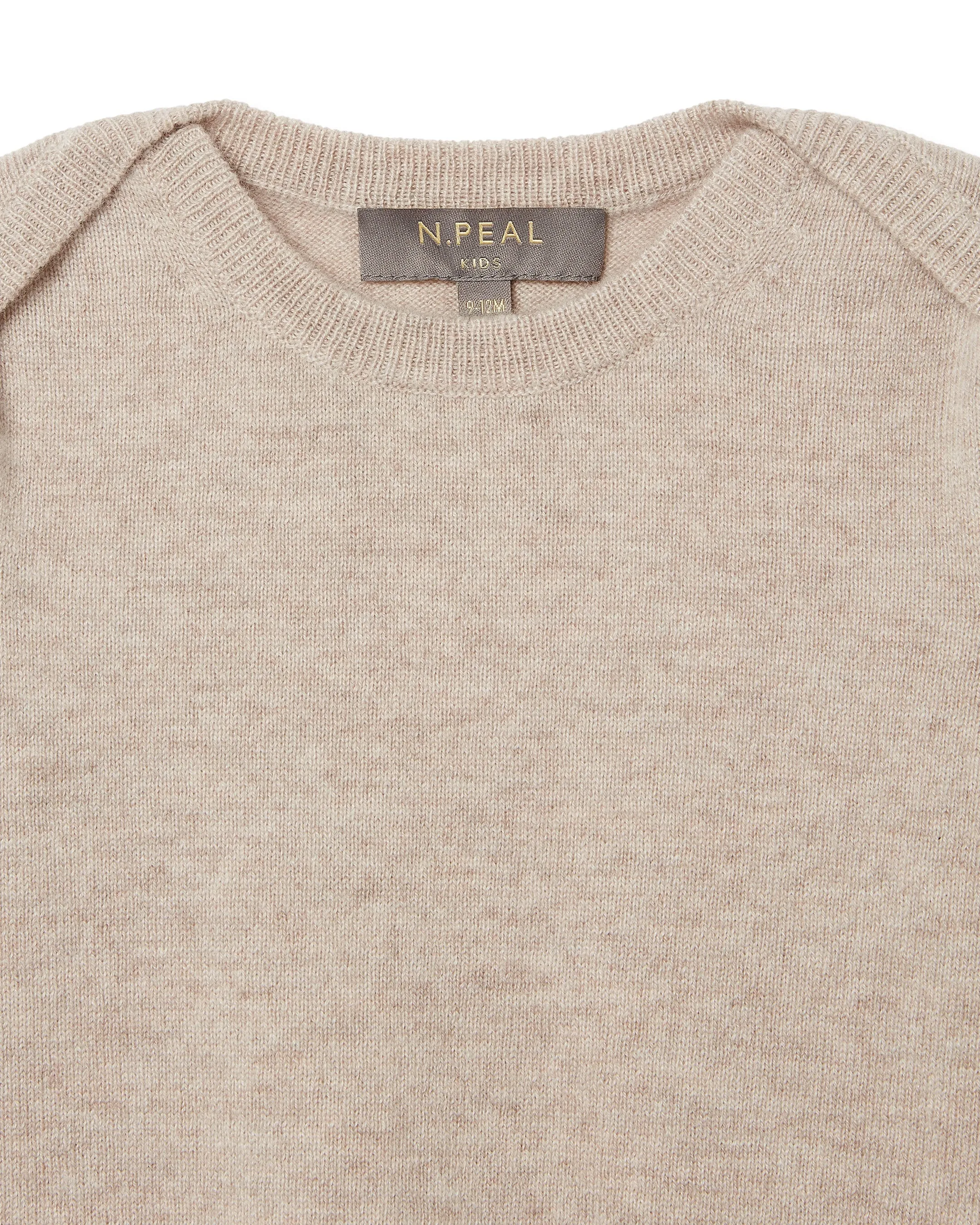 Bear Cashmere Sweater Light Oatmeal Brown