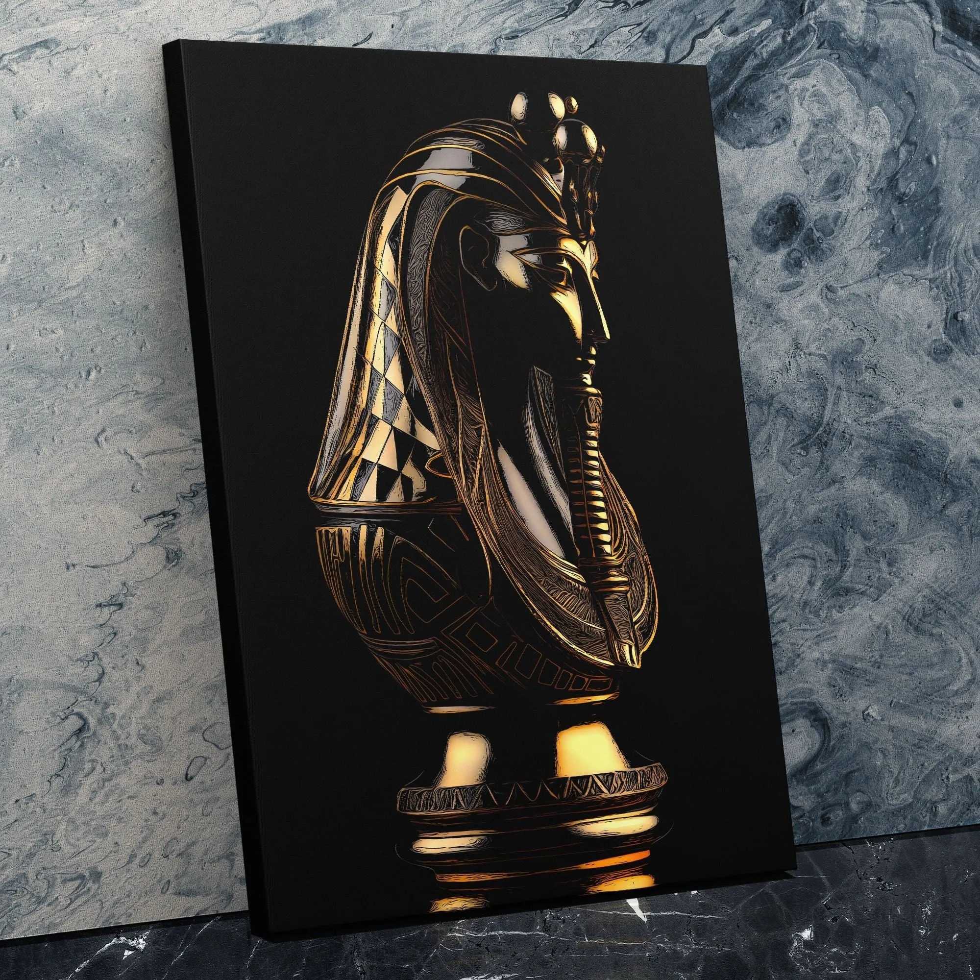 Black and Gold Pharaoh