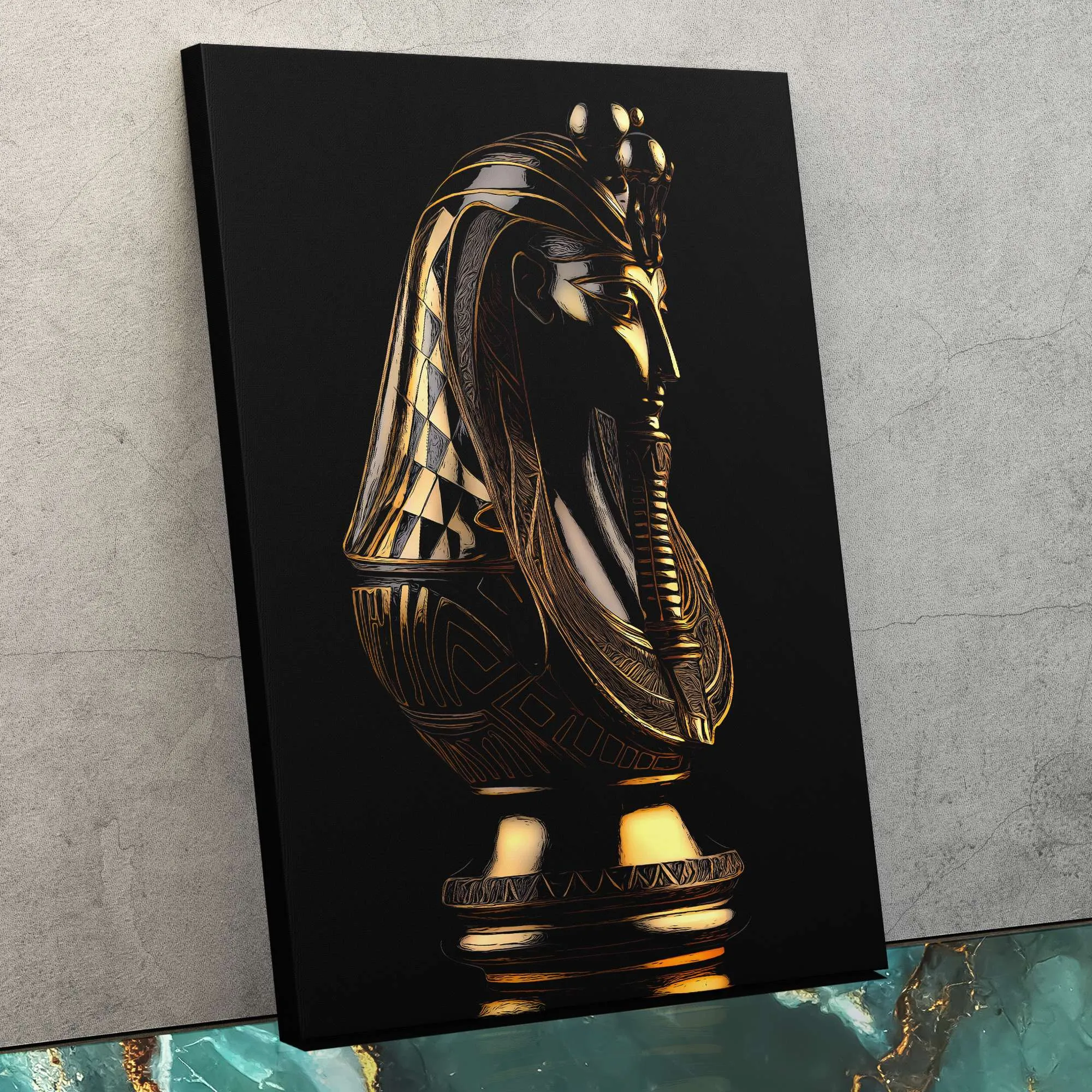 Black and Gold Pharaoh