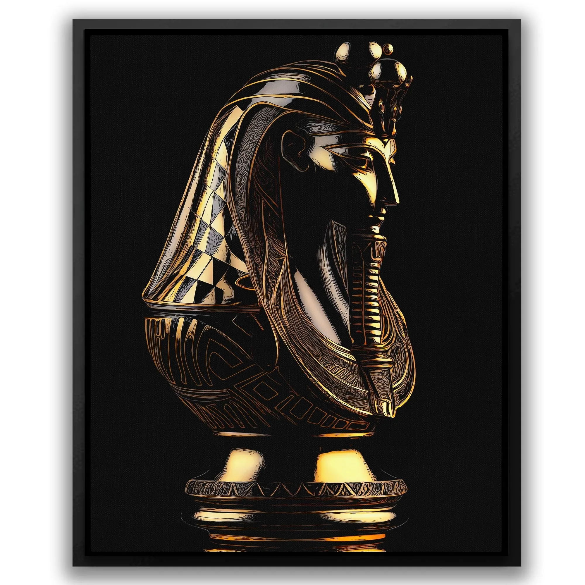 Black and Gold Pharaoh