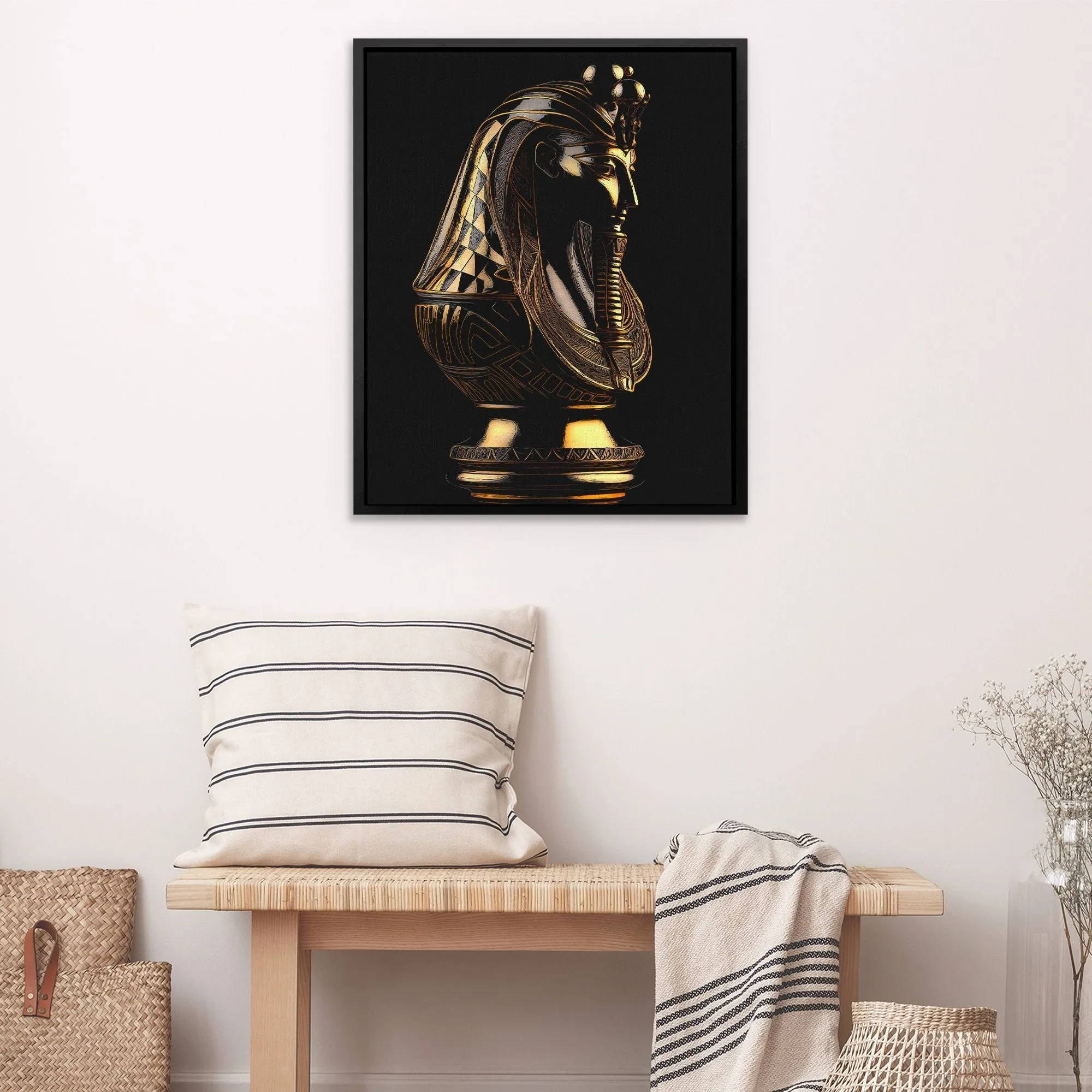 Black and Gold Pharaoh