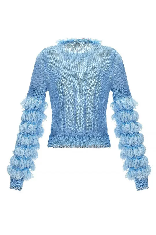 Blue Swan Handmade Knit Sweater