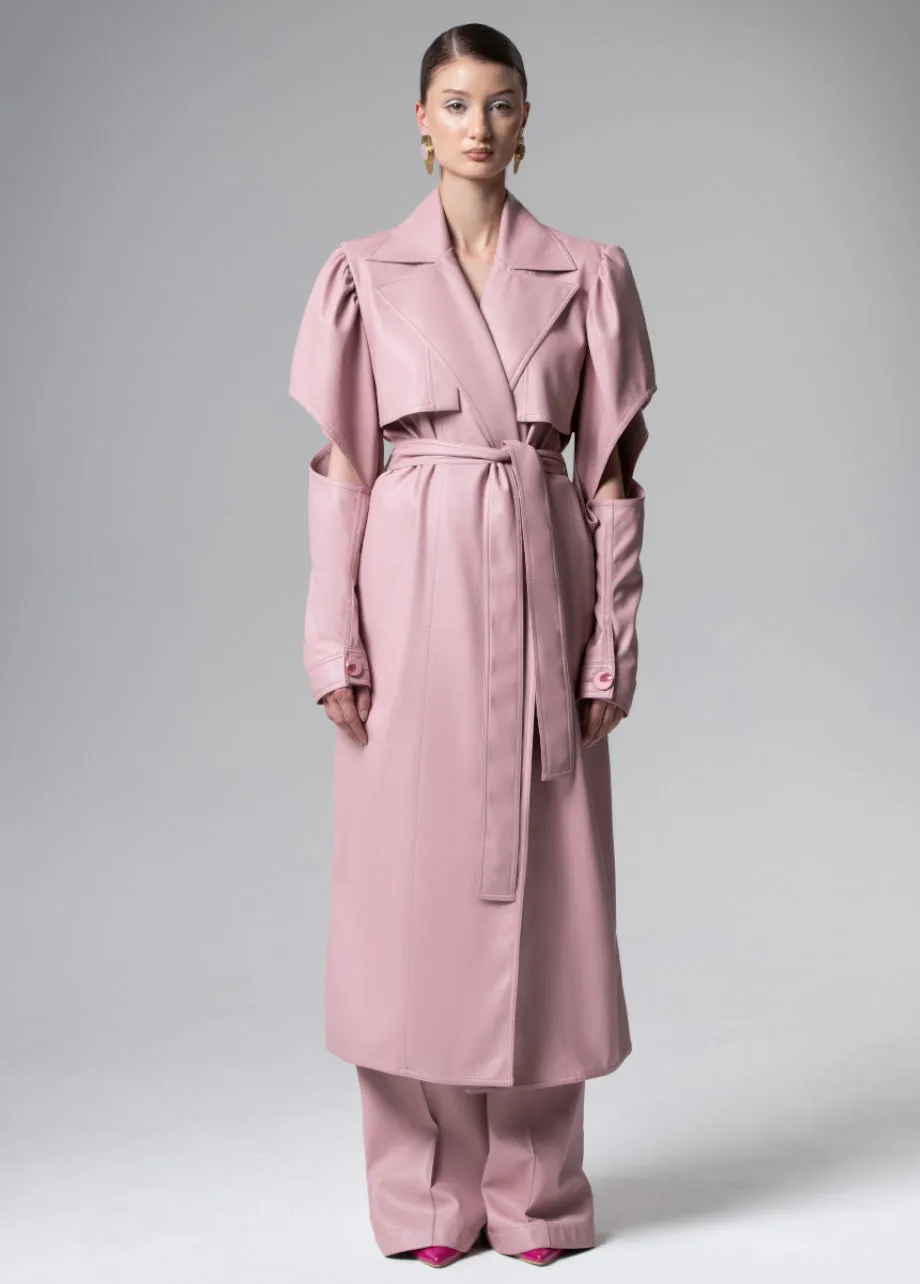 BLUSH LONG TRENCH