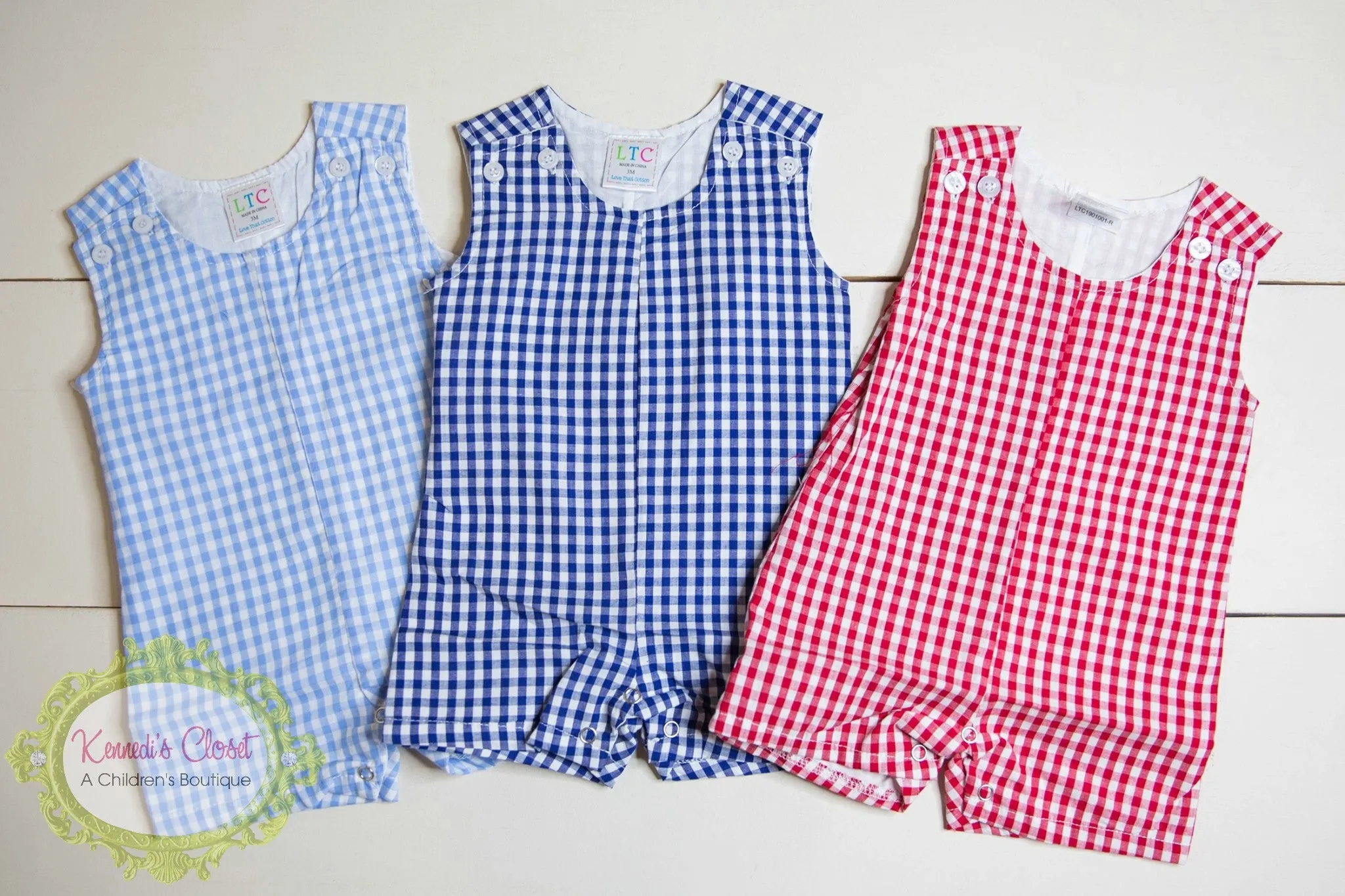 Boys Gingham Shortall