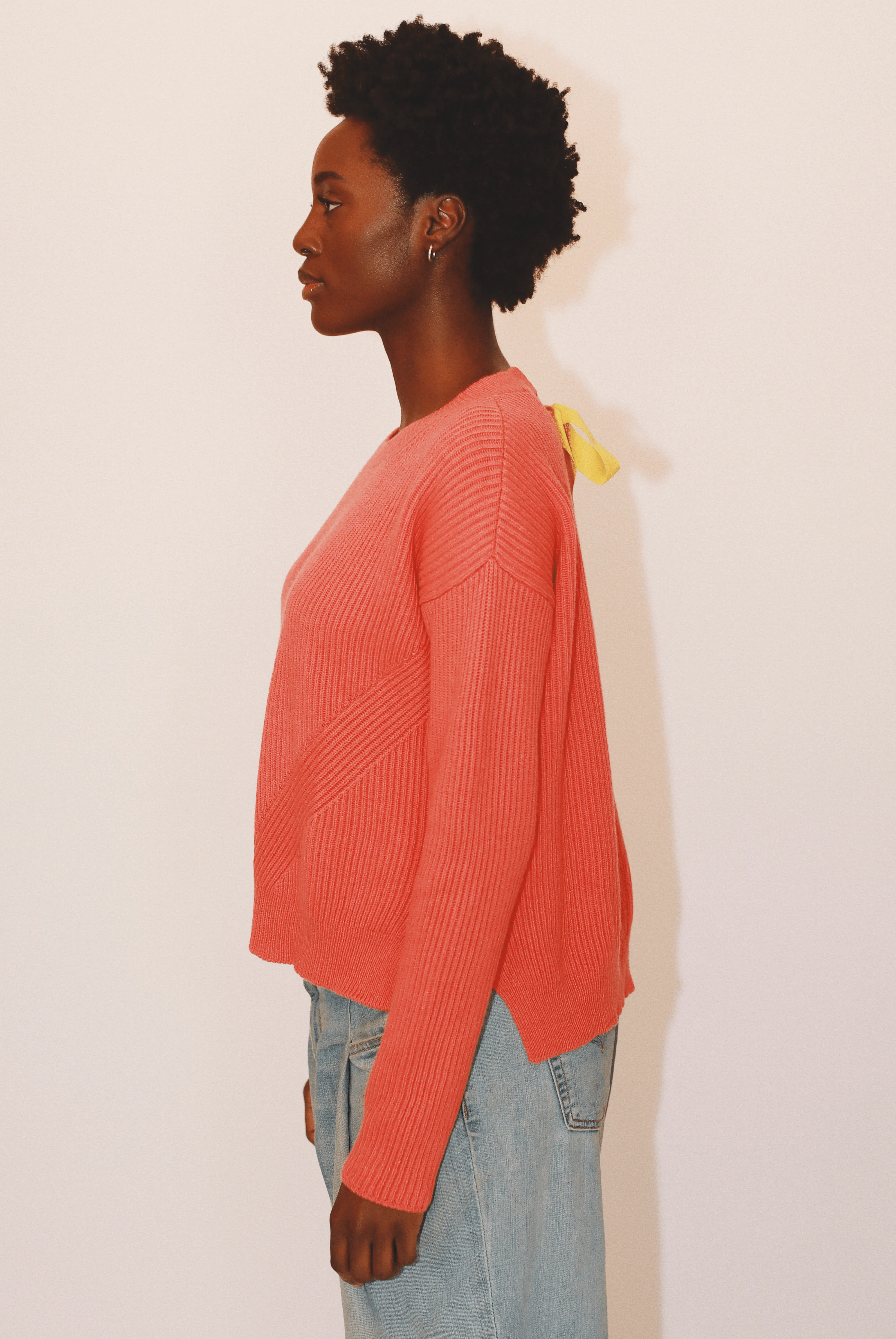 Brina Crewneck in Organic Cotton & Recycled Cashmere