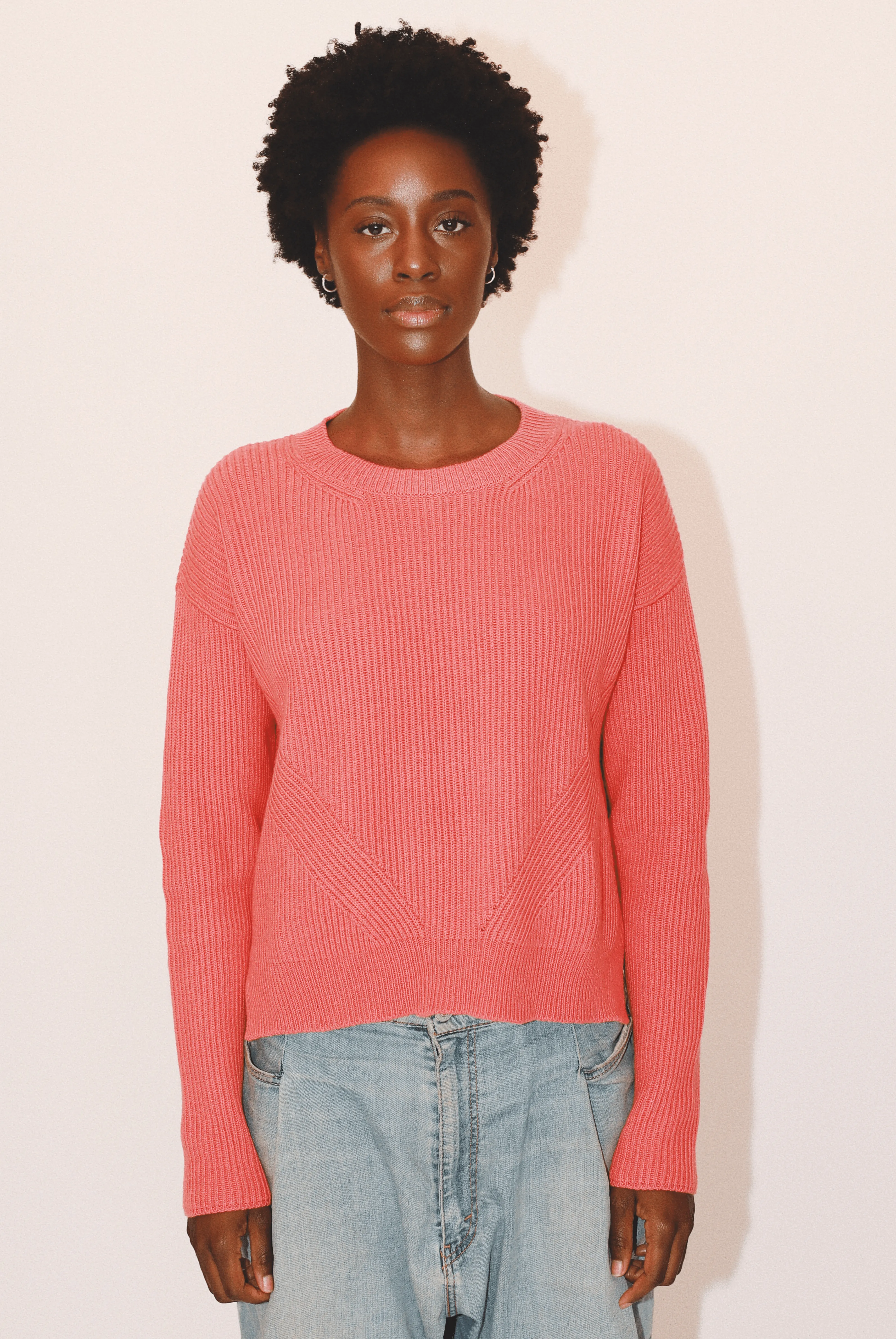 Brina Crewneck in Organic Cotton & Recycled Cashmere