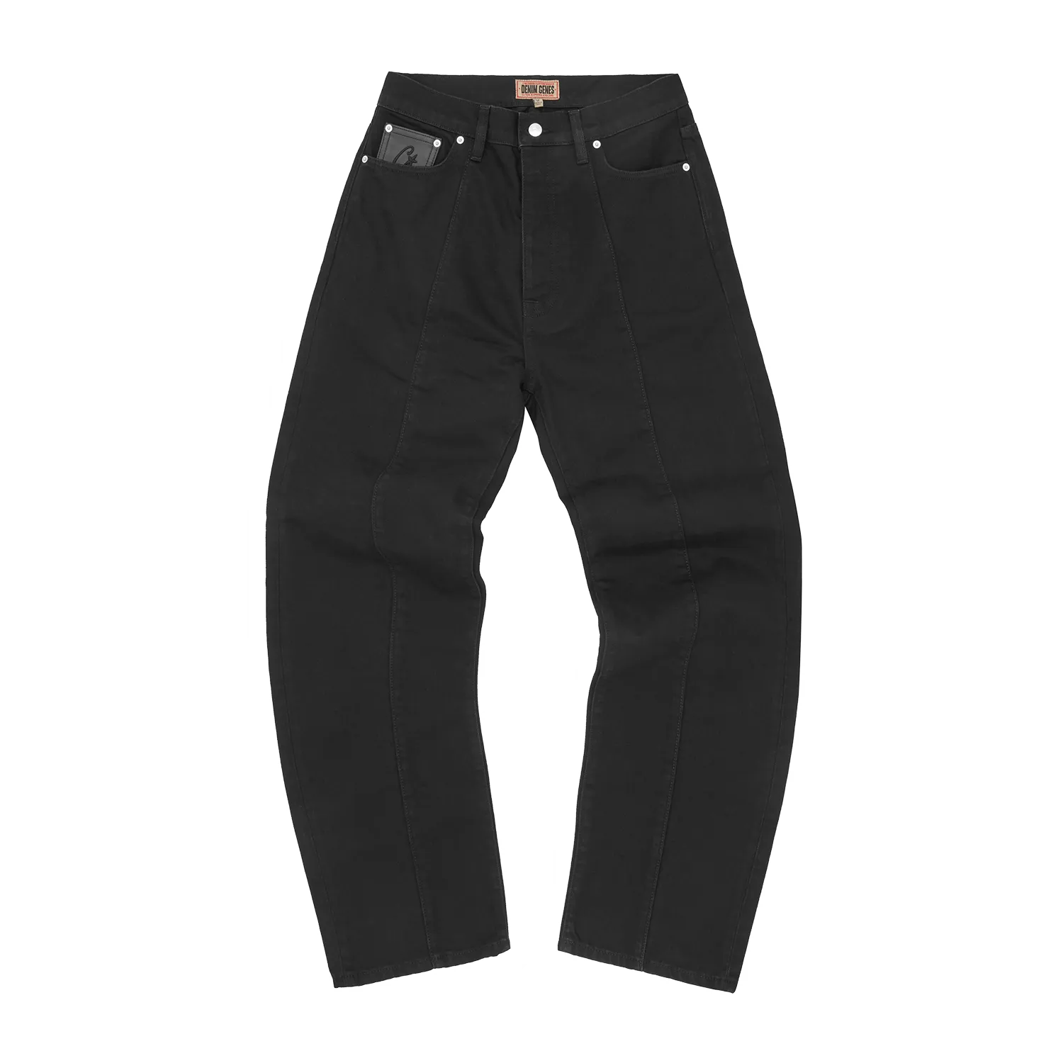 C-STAR STITCH-DOWN JEANS [TRIPLE BLACK]