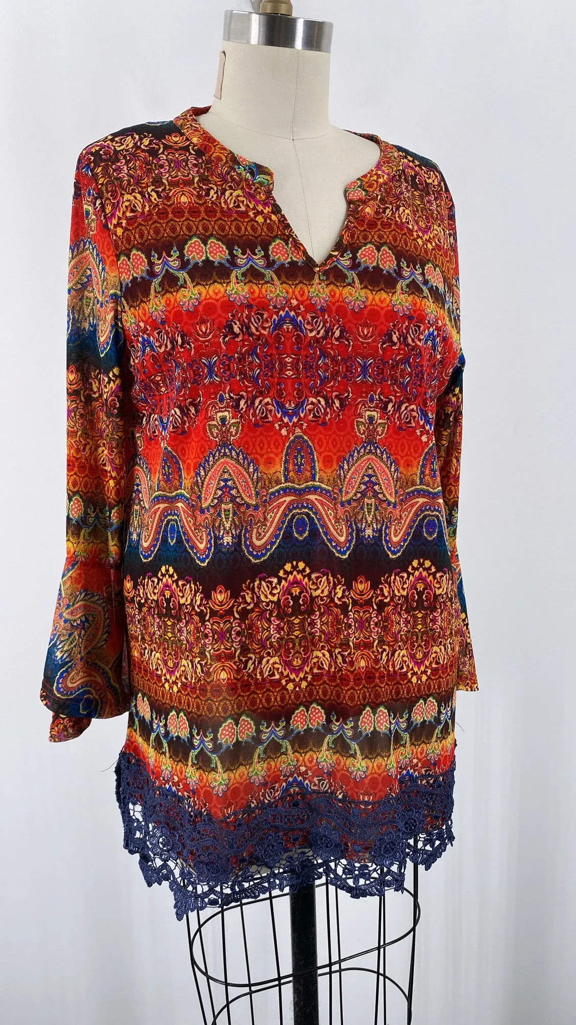 Calessa Print Top, M