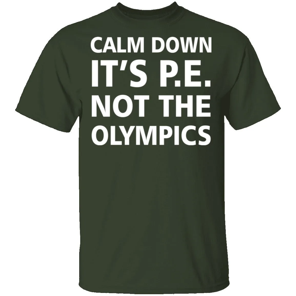 Calm Down It's P.E. T-Shirt