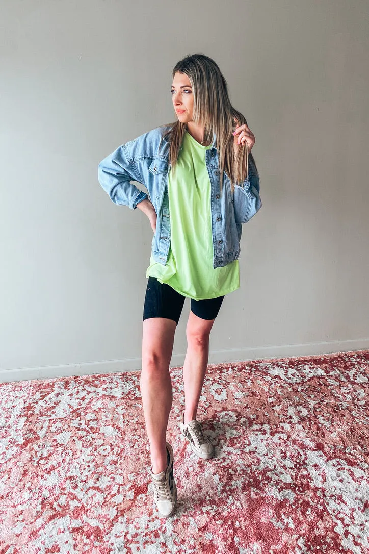 Casey Neon Oversized Tee | FINAL SALE