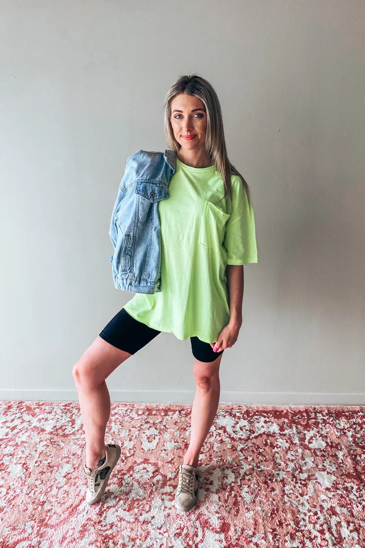 Casey Neon Oversized Tee | FINAL SALE