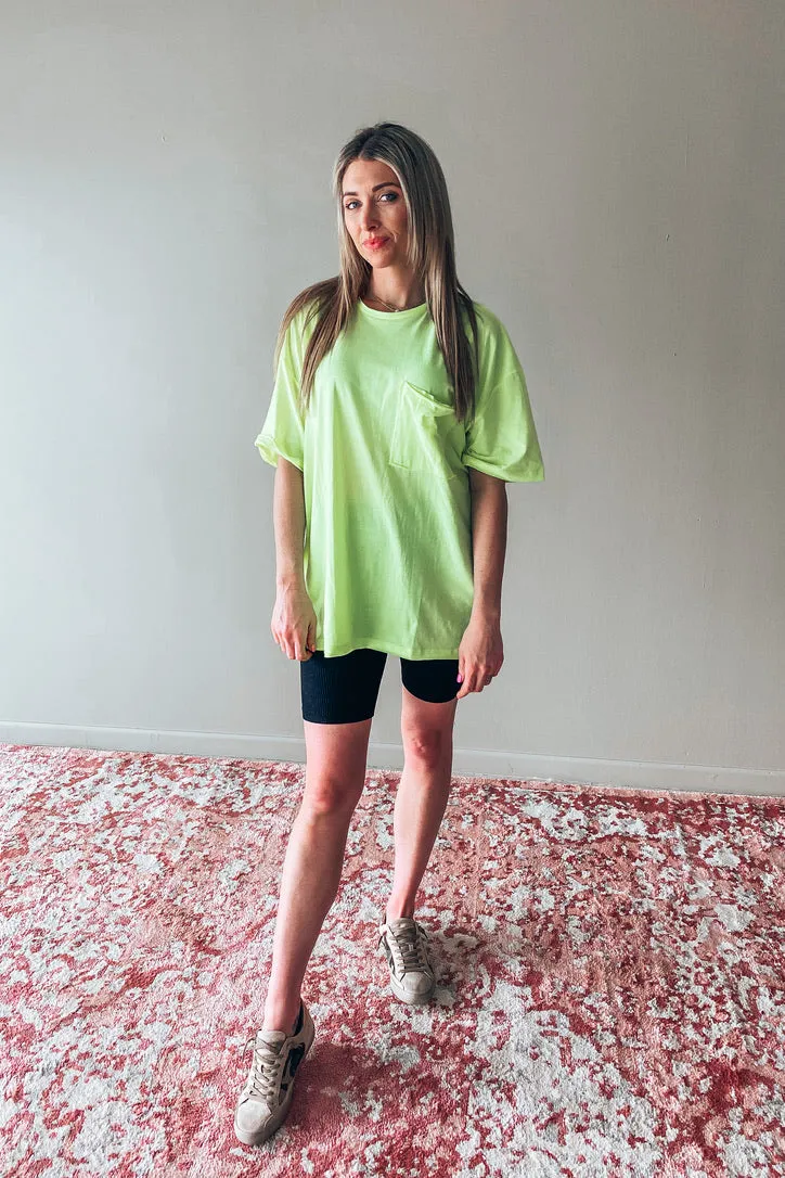 Casey Neon Oversized Tee | FINAL SALE