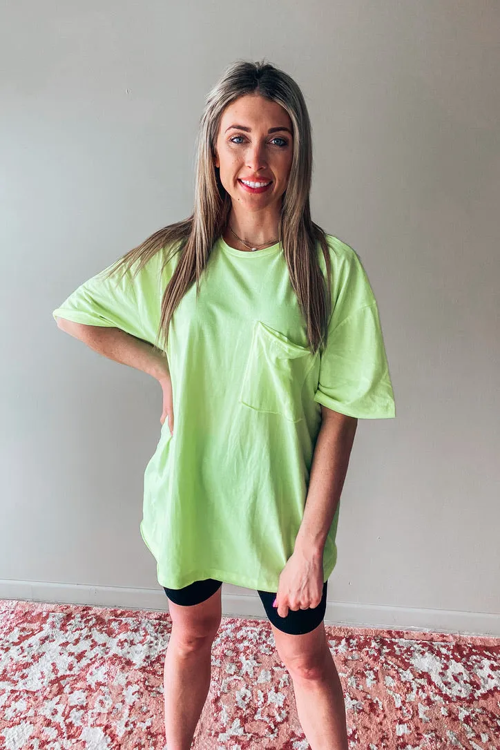 Casey Neon Oversized Tee | FINAL SALE