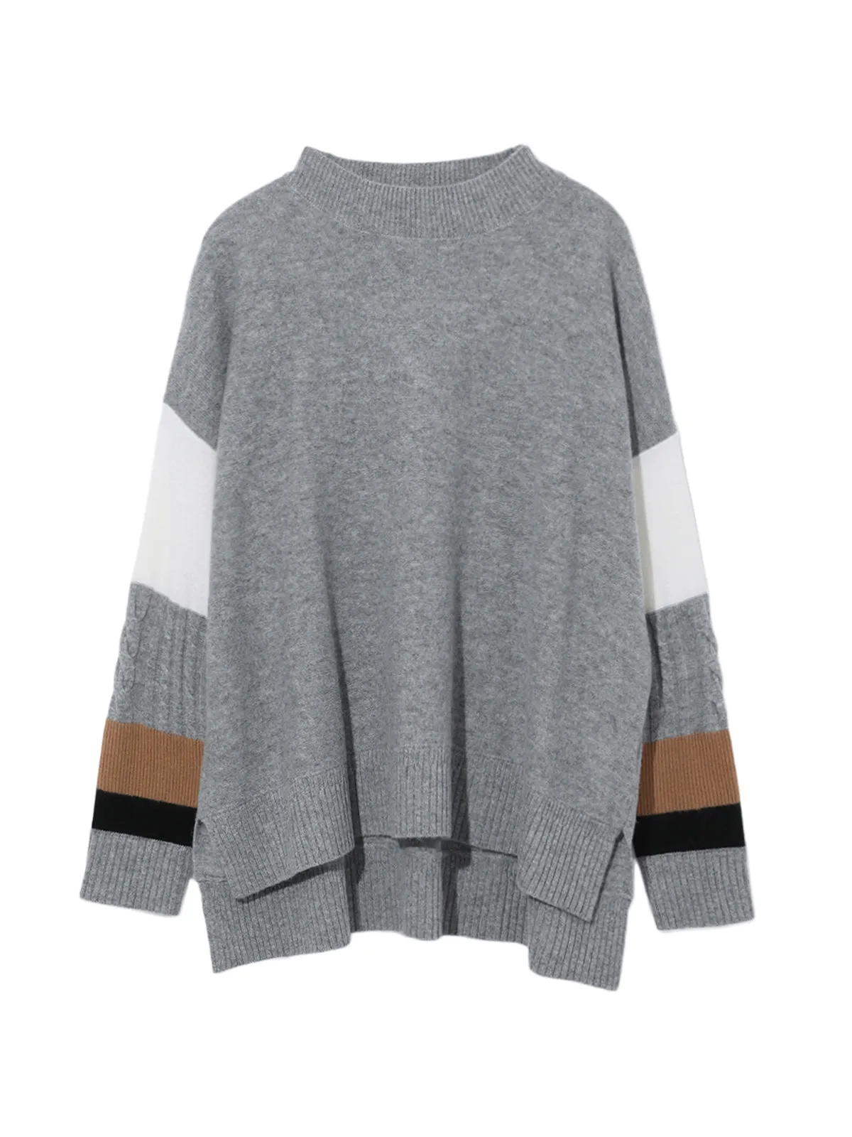 Cashmere Asymmetric Pattern Knit