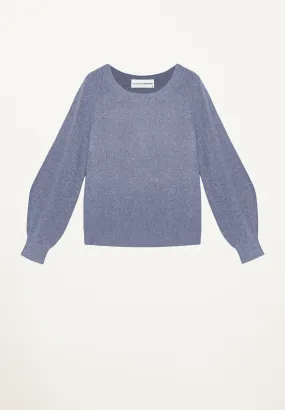 Cashmere Crewneck Sweater in Atlantic