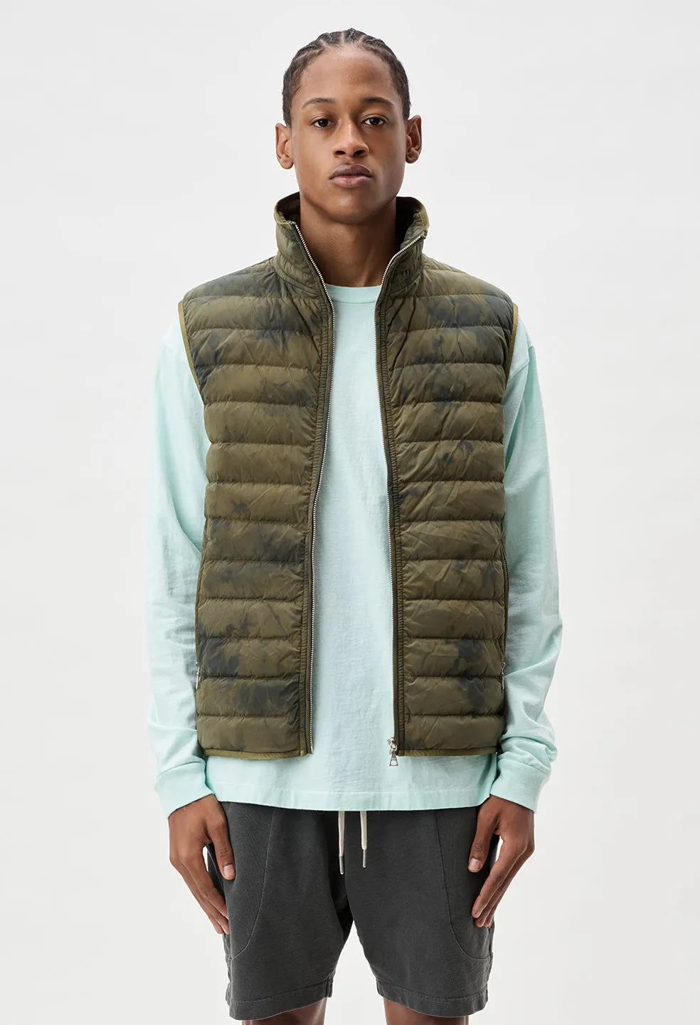 Chamberlin Down Vest / Evergreen Camo