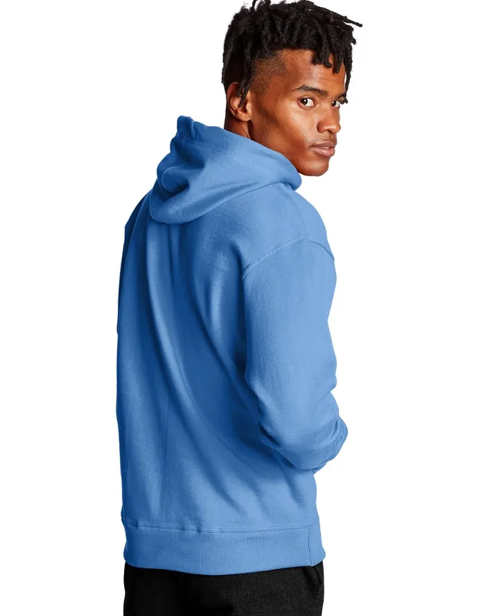 Champion Men's Powerblend Fleece Pullover Hoodie Swiss Blue S0889 407D55 K7P