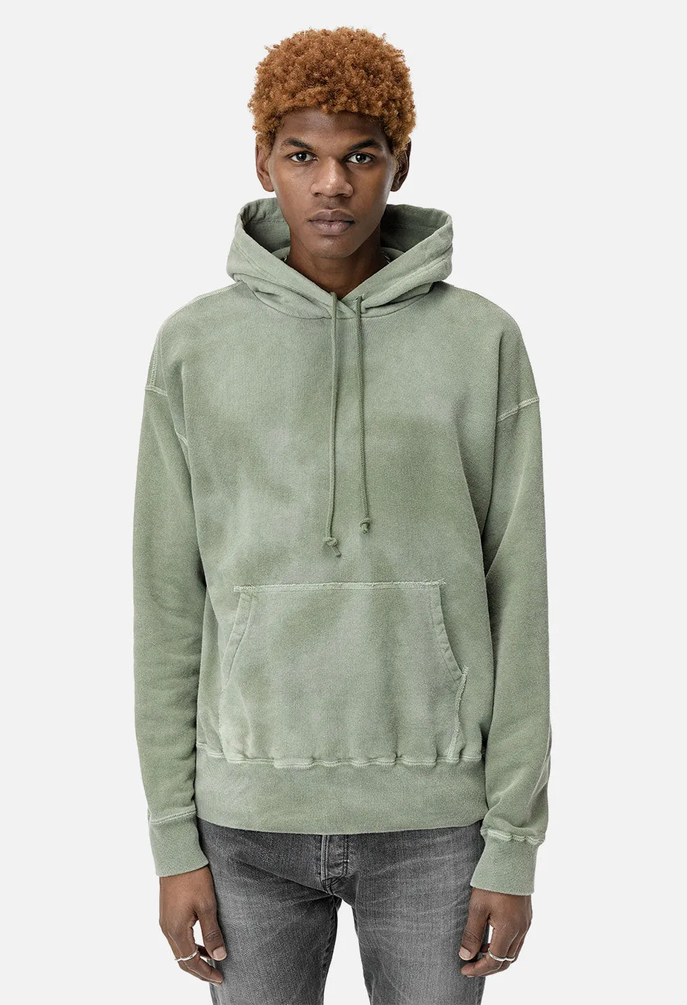 Chrome Hoodie / Washed Olive