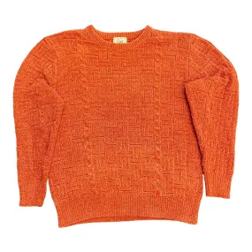 CIGAR COUTURE: Chenille Crew Neck Sweater SC-440