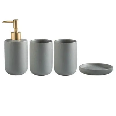 Classic Modern Bathroom Accessory Set