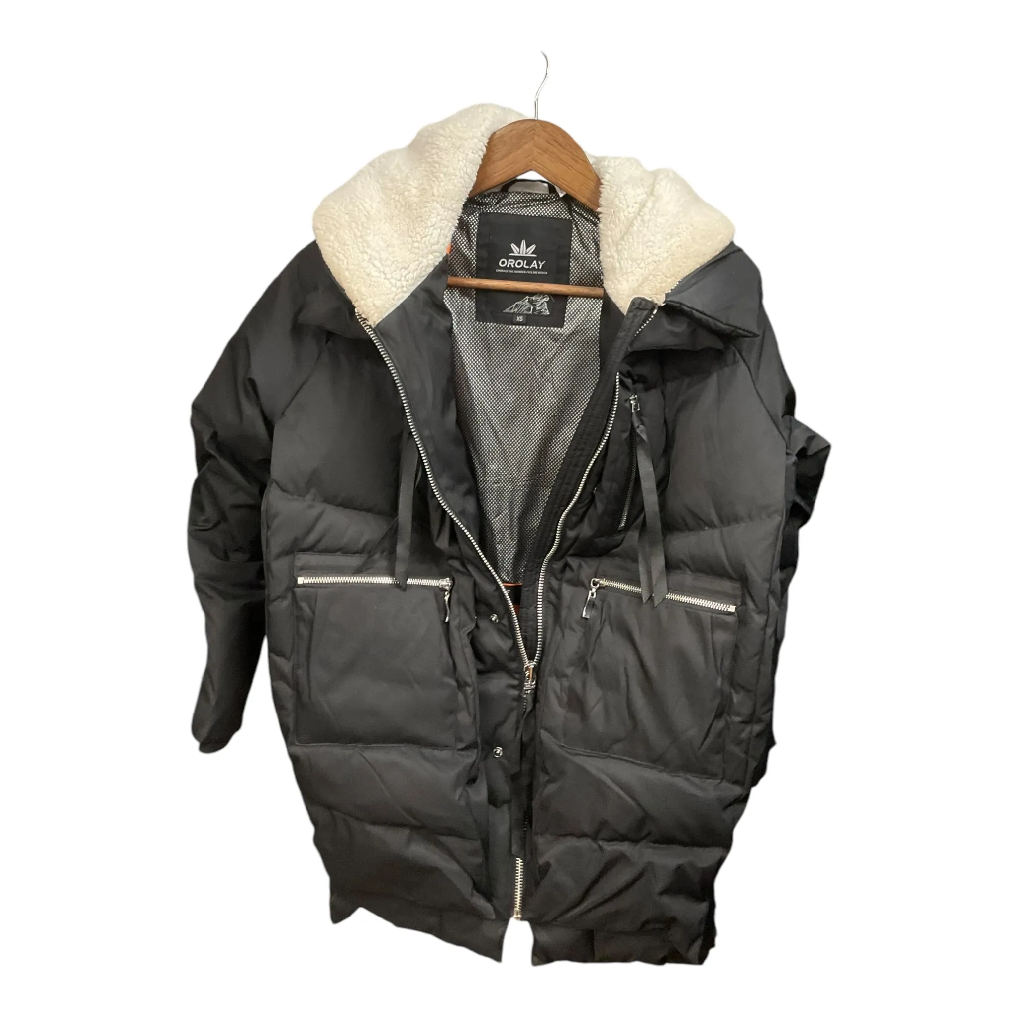 Coat Puffer & Quilted By Clothes Mentor In Black, Size: Xs